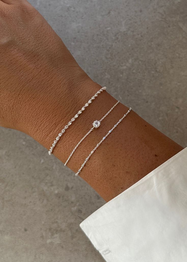 Silver armband